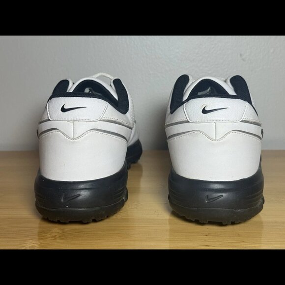 Size‎ 11W - NIKE Men's Golf Shoes White/Black/Silver Sport Sneakers 424901-101 - Picture 5 of 7